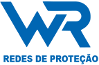 Logo wr redes de proteção telas de segurança Guaruja Santos Baixada Santista